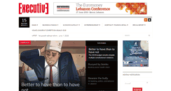 Desktop Screenshot of executive-magazine.com